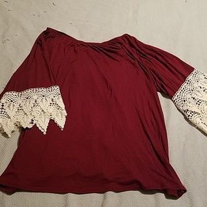 On or off shoulder shirt